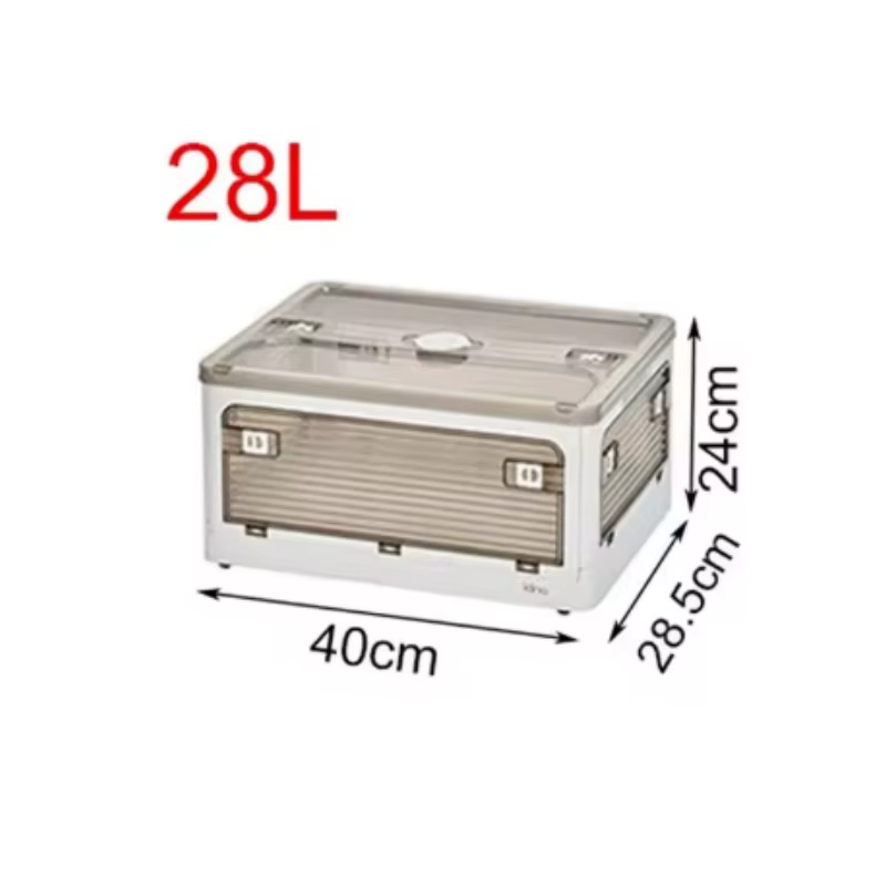 Boîte de rangement de grande capacité avec couvercle, jouets, nettoyage des aliments, panier de rang