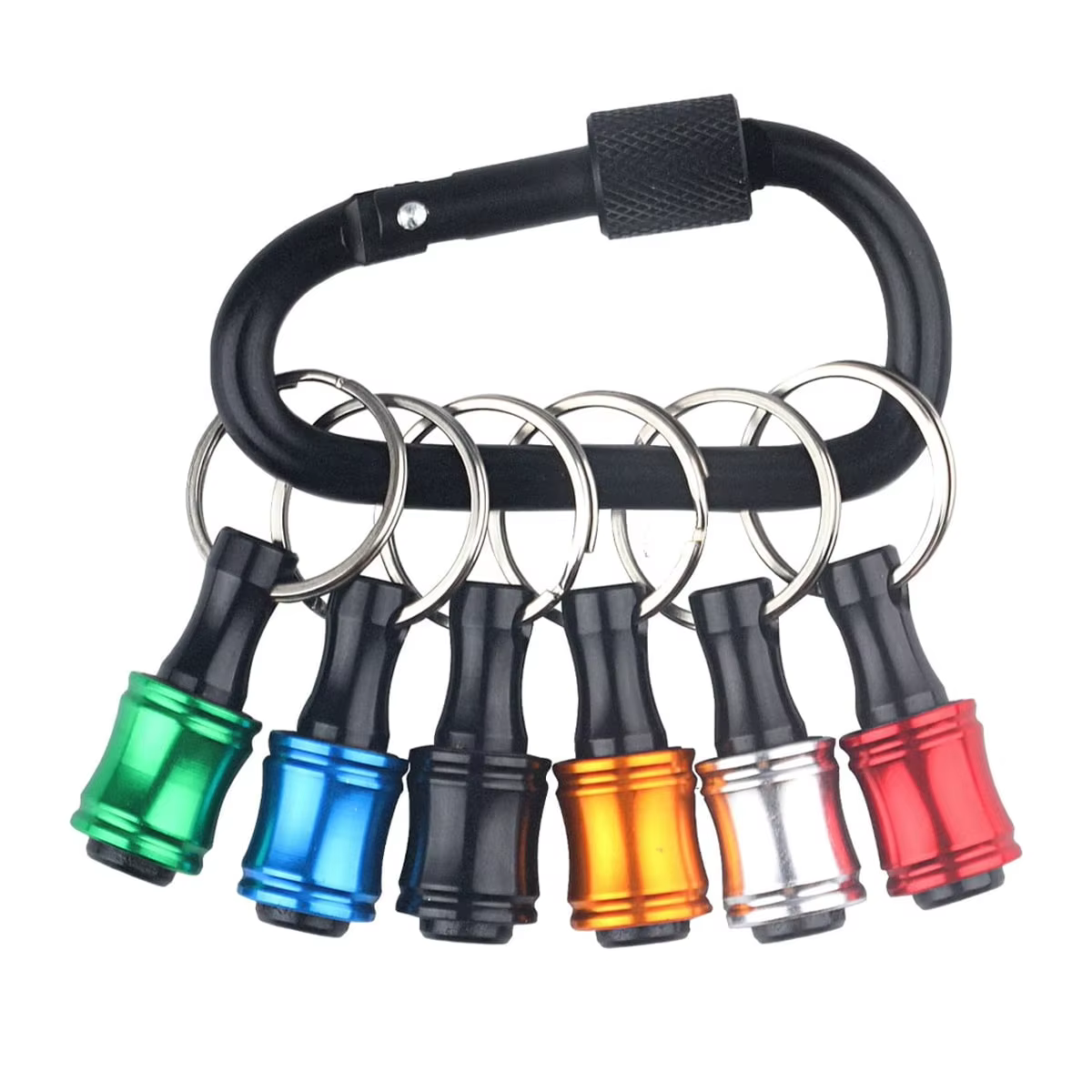 Porte-embout de convertisseur rapide 6 pièces, organisateur d'embout de tournevis Portable pour tour