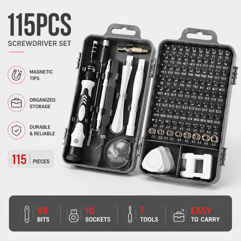 Jeu d'embouts magnétiques Torx Phillips, outils multifonctionnels pour tournevis et douilles pour l'
