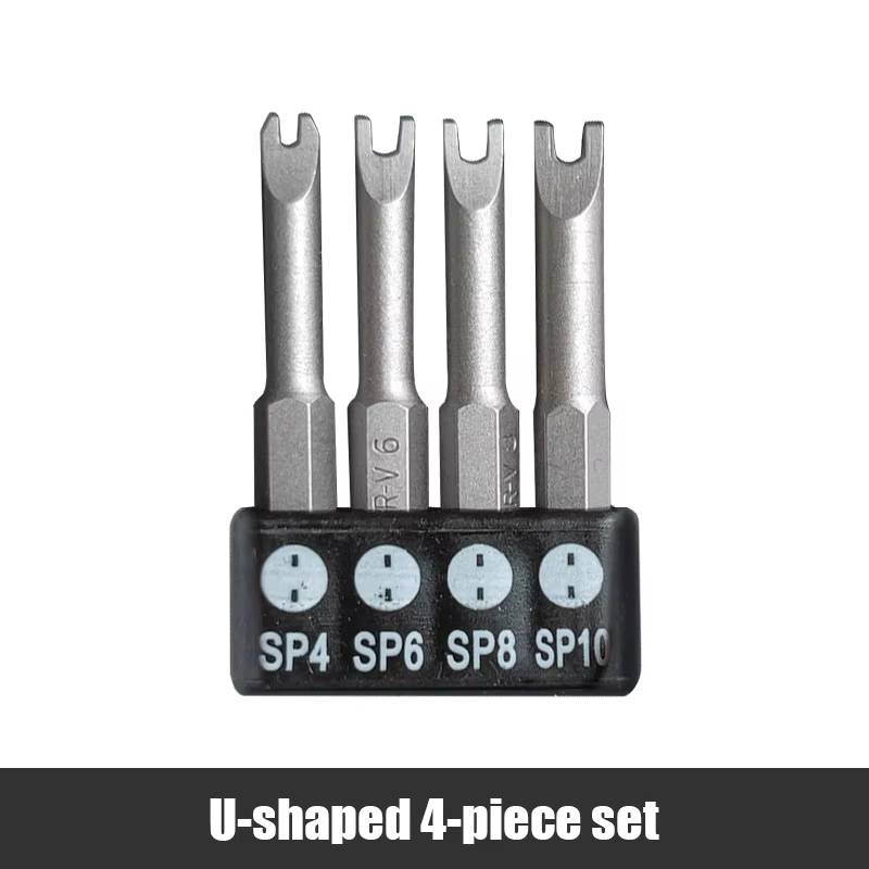 Jeu de tournevis de forme spéciale 50mm, Triangle de Type Y en forme de U, croix intérieure à trois 