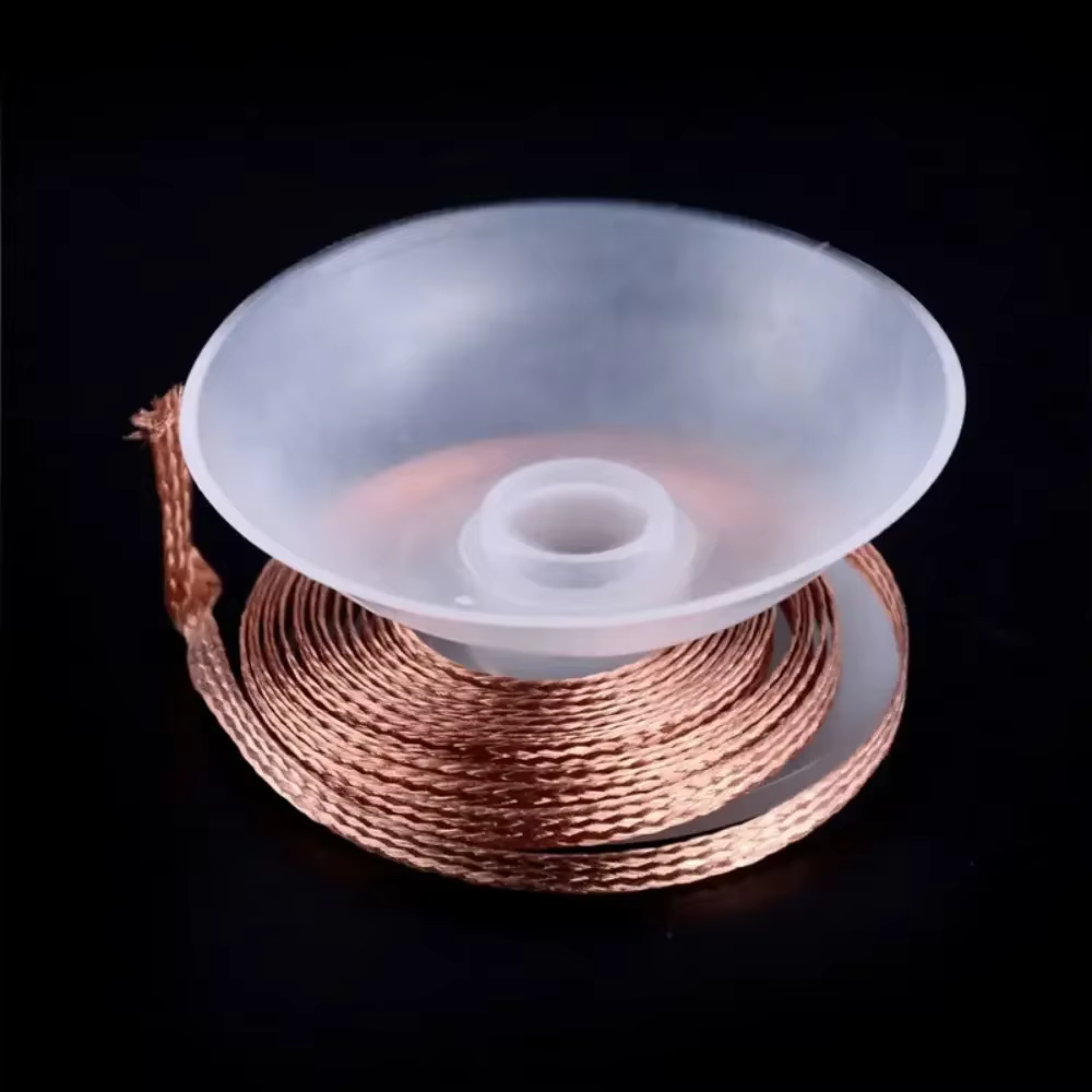 1mm-2.5mm-4mm 1.5M 3M tresse à dessouder dissolvant de soudure fil de mèche soudure étain ventouse c