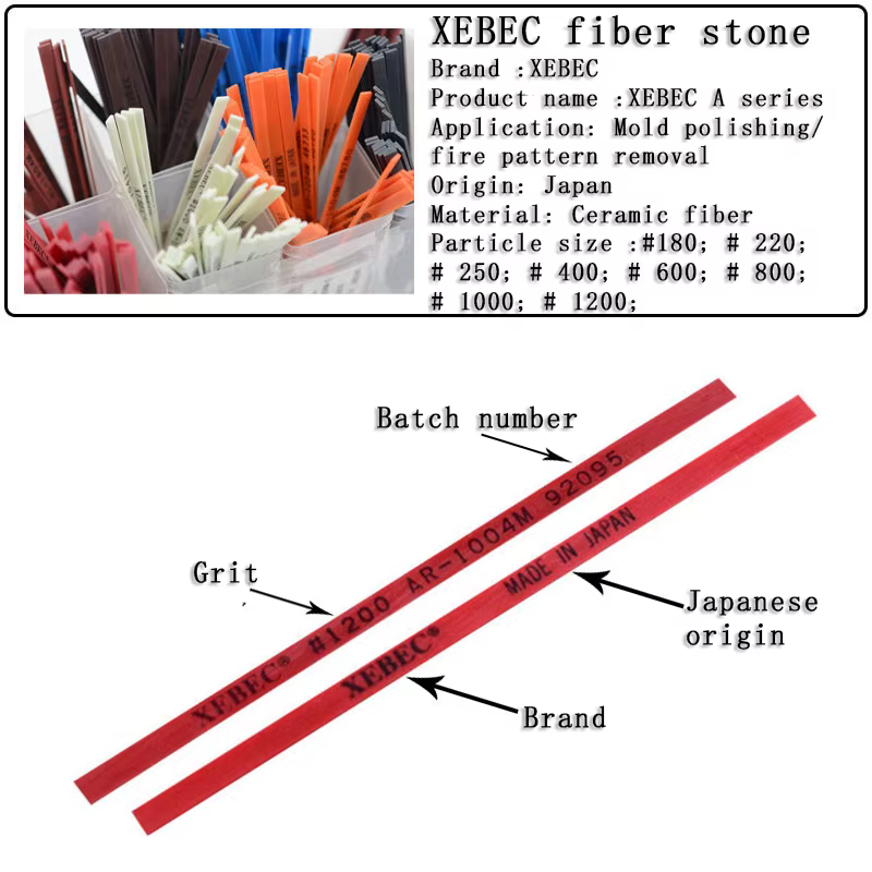 XEBEC – moule de polissage de pierre en Fiber d'alumine et céramique, série G originale japonaise, v