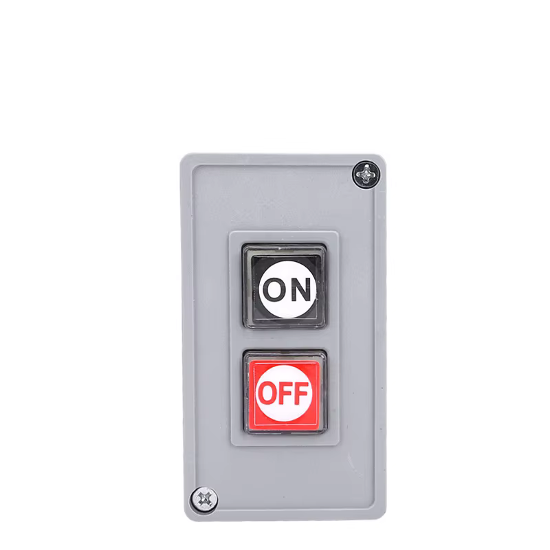 Boîte de commutation à bouton d'arrêt de démarrage TPB-2/3, boîte de boutons de commande de moteur d
