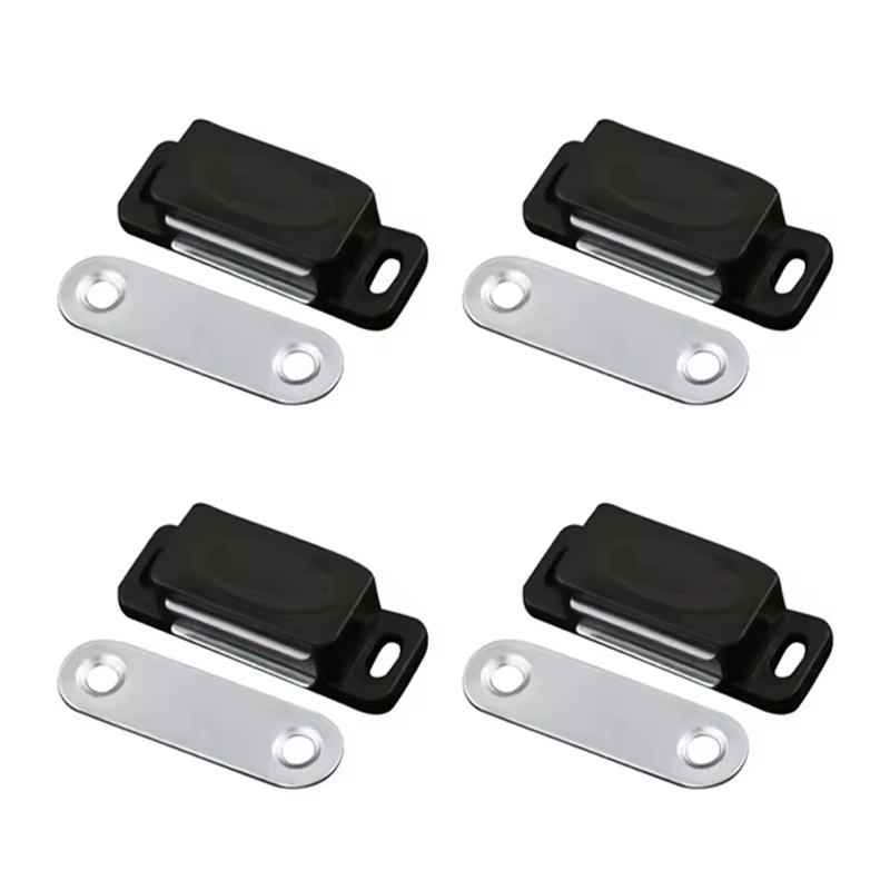 4/8 pièces Ferme-porte magnétique pour armoire, Verrou magnétique, Ferme-porte de placard, Accessoir