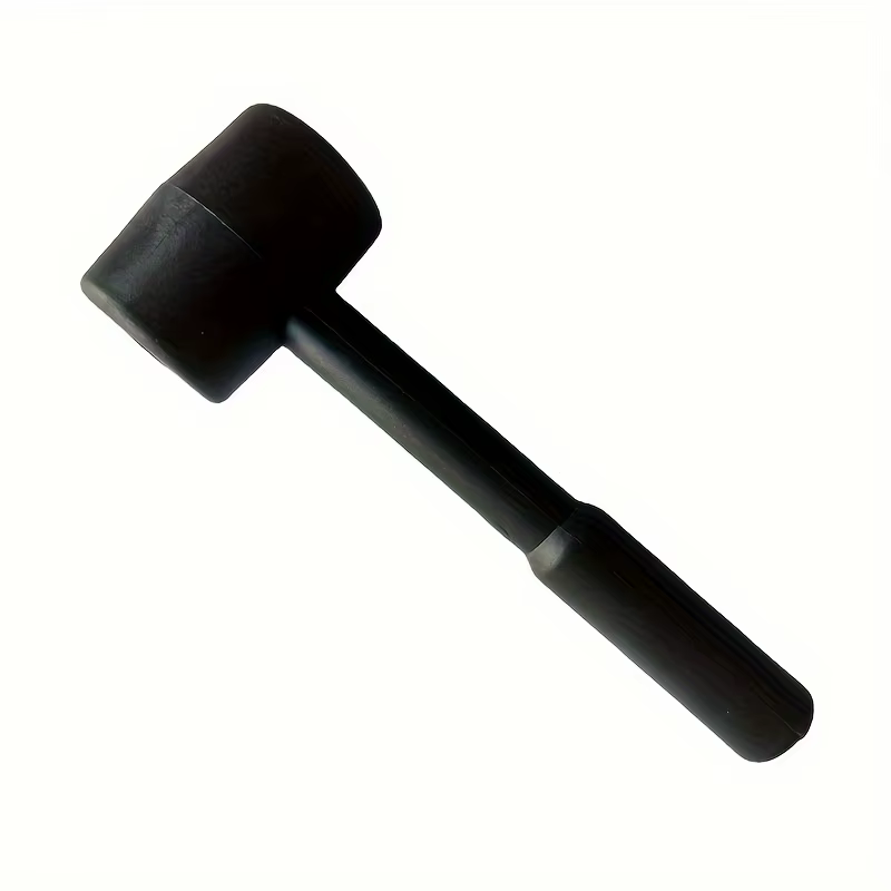 Maillet en caoutchouc noir – outil durable et polyvalent pour le bricolage, la réparation à domicile