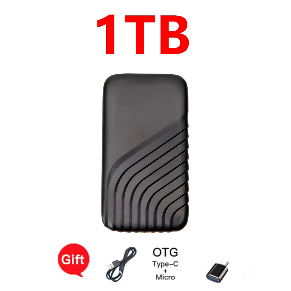 SSD portable USB 3.1 haute vitesse 1 To 2 To 4 To, disque SSD externe original grande capacité pour 