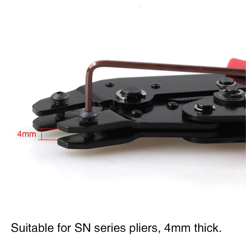 Pince à sertir, jeu de mâchoires à sertir, mâchoires à fente de 4mm, SN-48BS/58B/02C/2546B/2549 /06/
