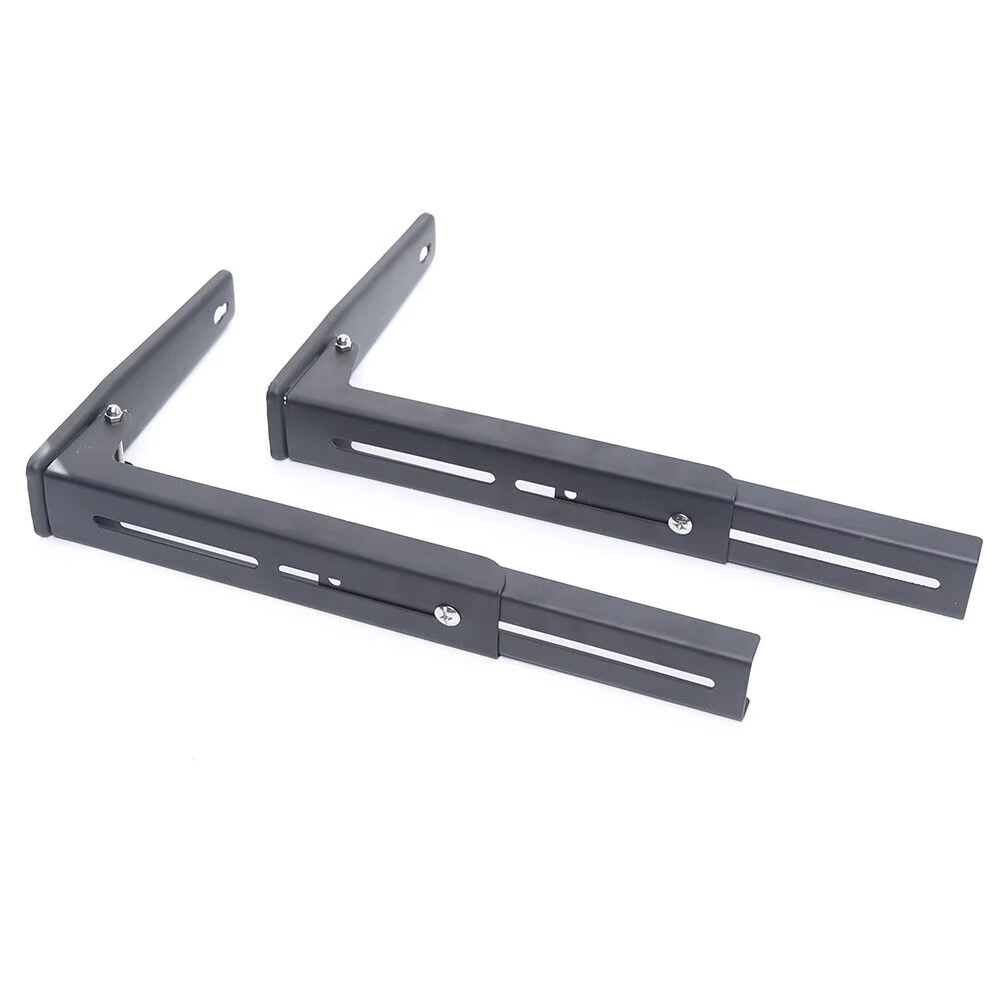 Étagère extensible pliable et robuste, support mural à 2 supports pour four à micro-ondes