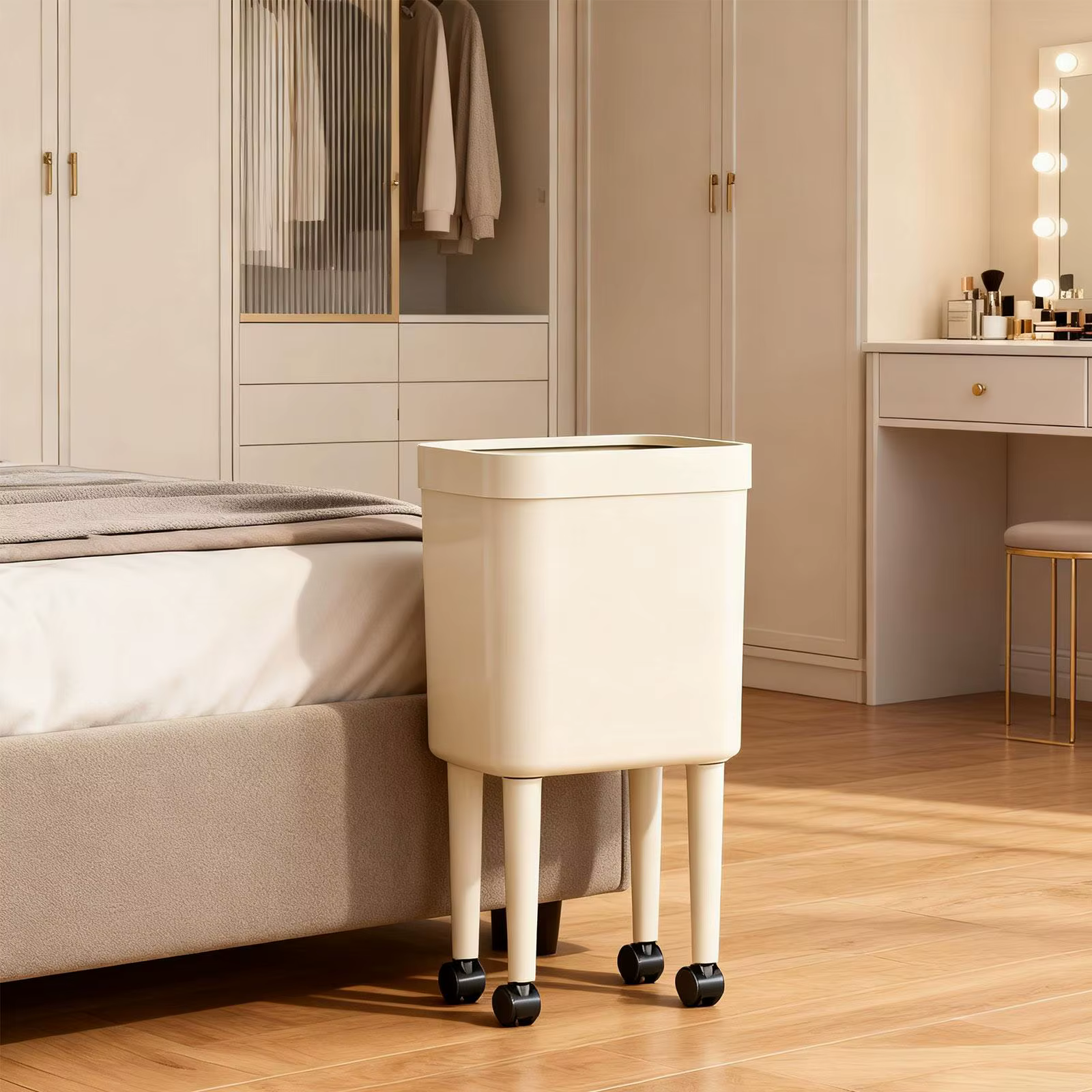 Poubelle pratique, poubelle à déchets, corbeille à papier pour bureau, cuisine, chambre, toilettes