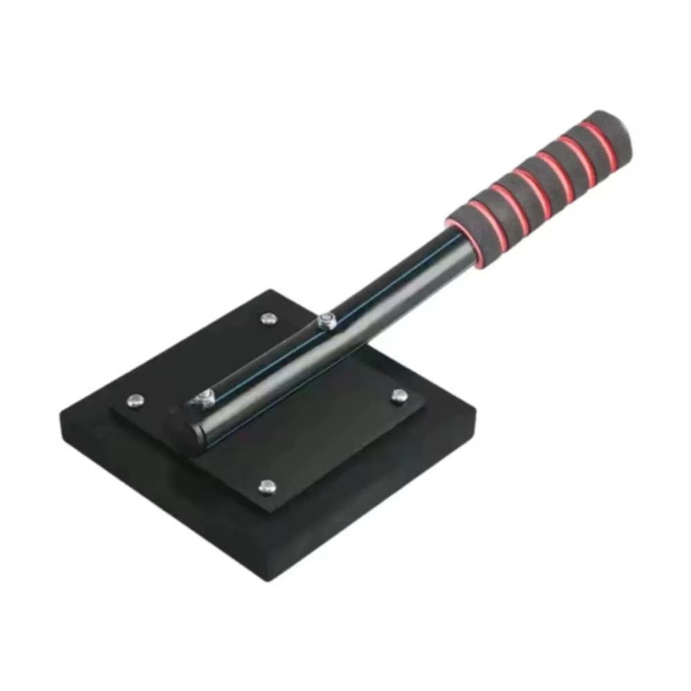 Marteau de carrelage ergonomique à base en bois et tête en caoutchouc, pour surfaces non-déchirantes