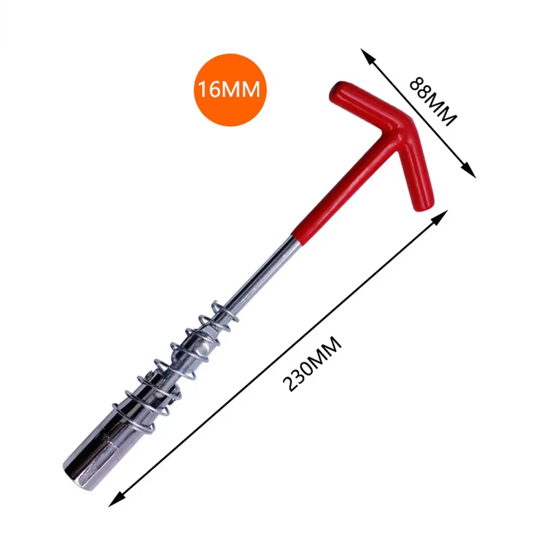 Clé universelle pour outil de retrait de bougie d'allumage, 14mm/16mm/21mm, douille rotative à 360 d