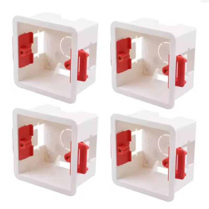 BSEVB-For Plasterboard Compatible Type-86 4 boîtes de jonction encastrées pour installations électri