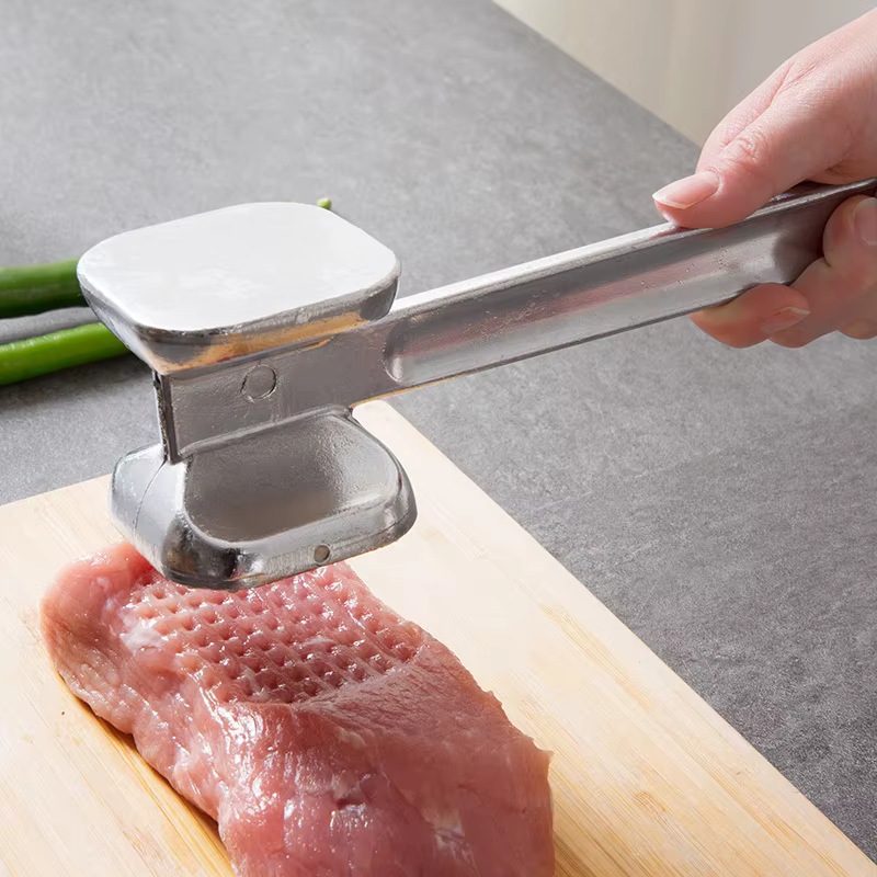Marteau d'attendrisseur de viande, outil pour ongles double face, maillet à viande, marteau à viande