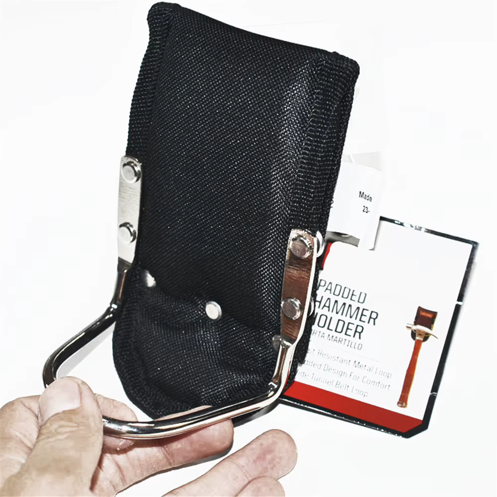 Nouveau Porte-marteau en acier inoxydable de haute qualité, porte-outil manuel, rangement pour ceint