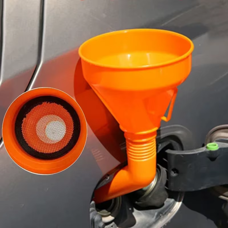 Entonnoir de ravitaillement avec filtre, entonnoir d'huile de moteur à essence pour Moto et voiture,
