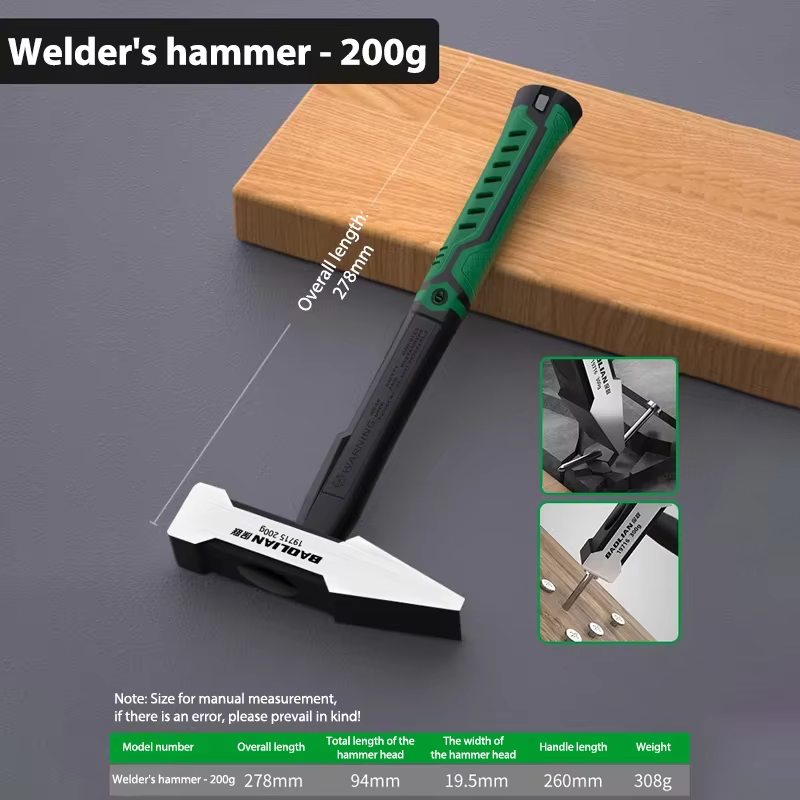Marteau en acier à haute teneur en carbone avec poignée antidérapante, outils de quincaillerie, mart