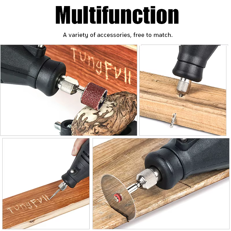 Graveur électrique, mini perceuse électrique 220V pour outils éloignés avec accessoires d'outils éle