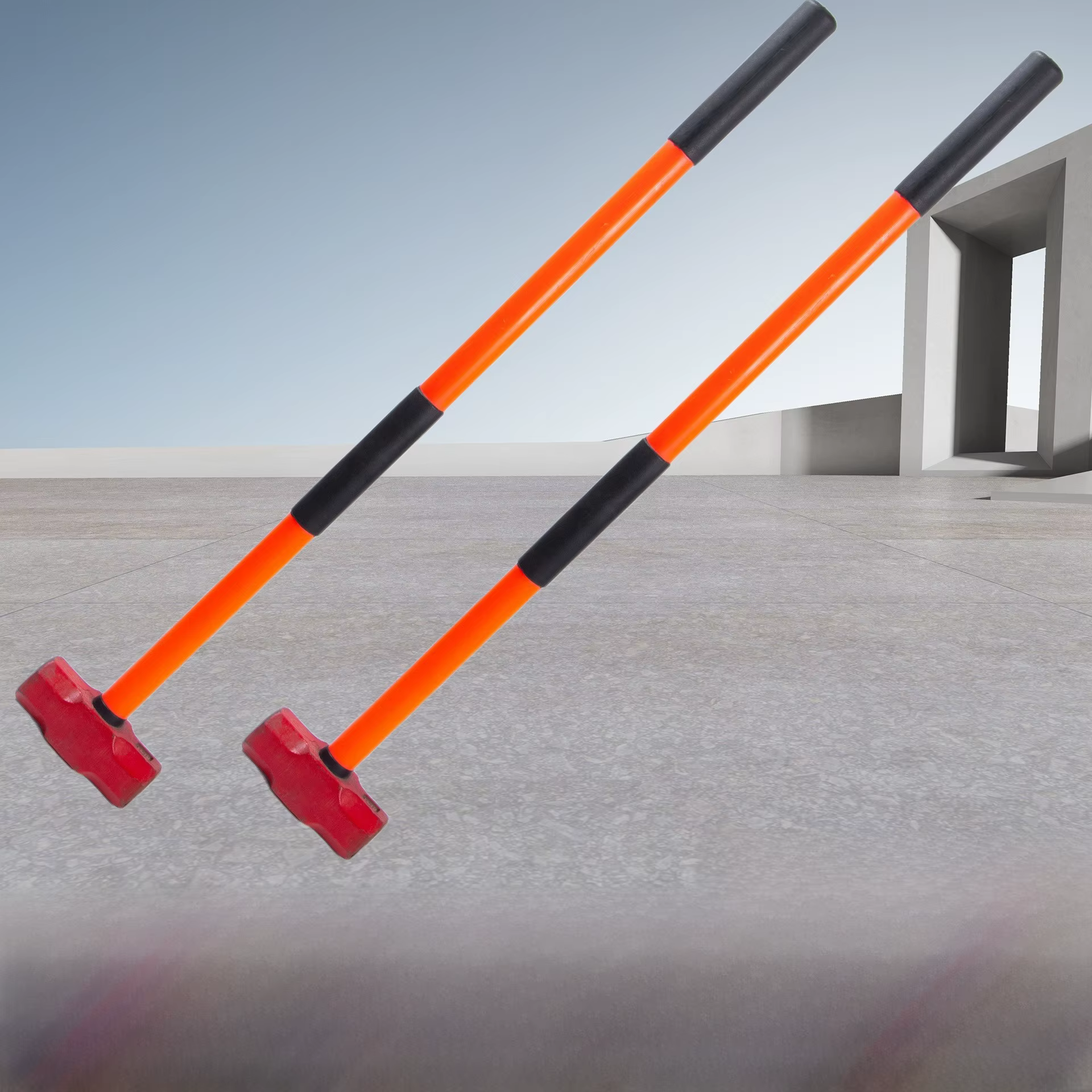 Marteau octogonal à long manche, grand marteau universel, marteau à pierre, marteau de démolition, m
