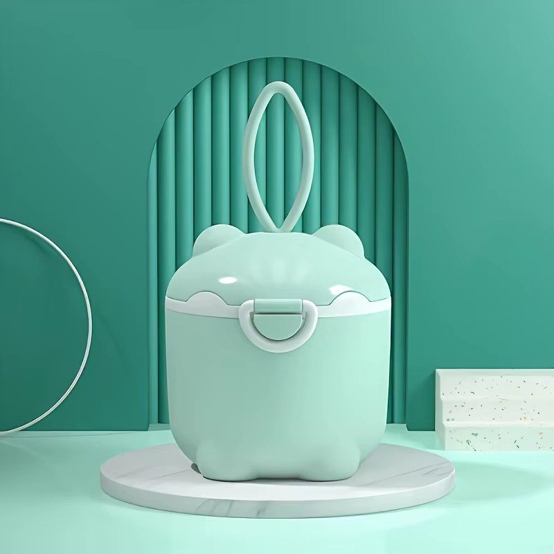 Boîte de lait en poudre Portable à quatre couches, récipient de lait en poudre, boîte rotative de st