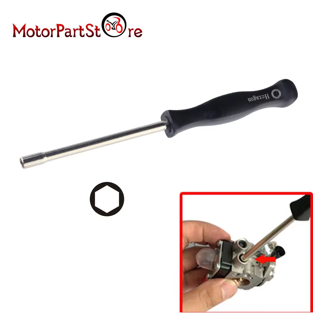 Outil de réglage de carburateur hexagonal pour tronçonneuse Stihl Ryobi Poulan Echo, tournevis hexag