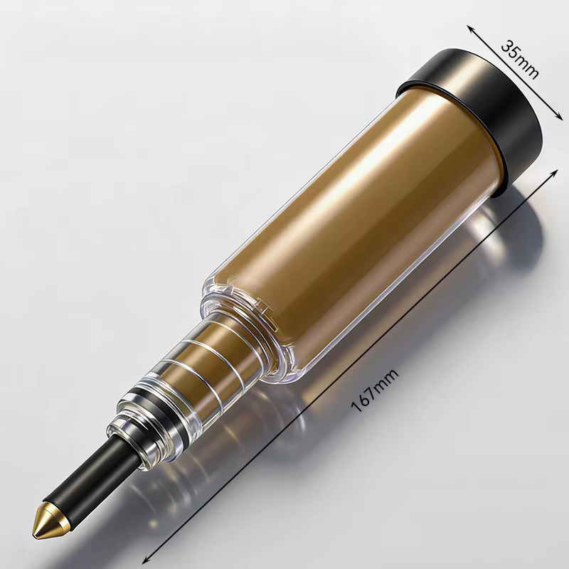 Pistolet à graisse pour tronçonneuses, mini-pistolet à graisse pré-rempli avec lubrifiant pour chaîn