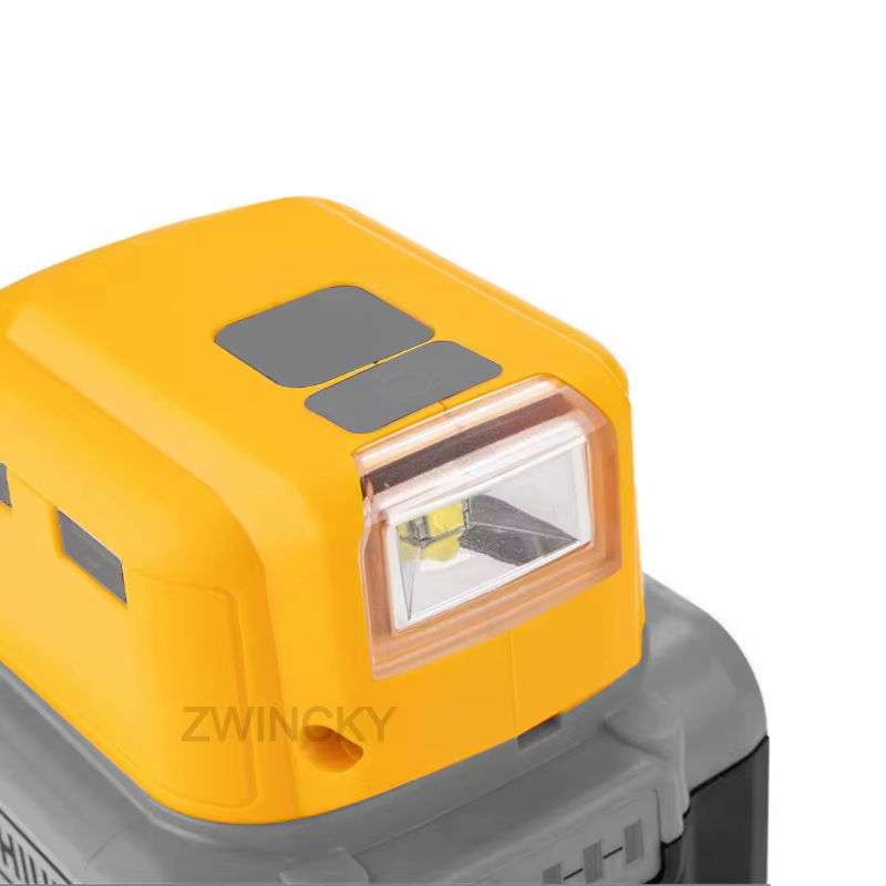 Adaptateur de chargeur de batterie DCB090 pour batterie lithium Dewal 18V 20V avec USB Type C DC 12V