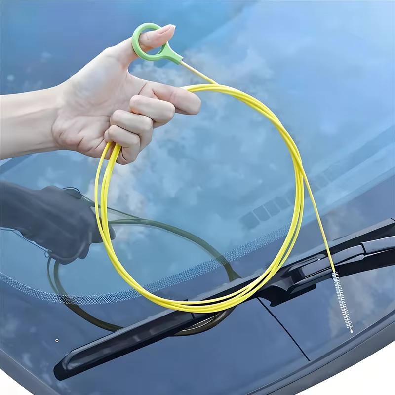 Brosse de nettoyage pour débouchon d'égout de voiture, 2/3m, pour toit ouvrant de voiture, tuyau Lon