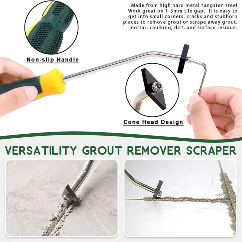 Outils d'élimination du coulis, ensemble de 22 pièces, lame de scie, scie à main, brosse de nettoyag