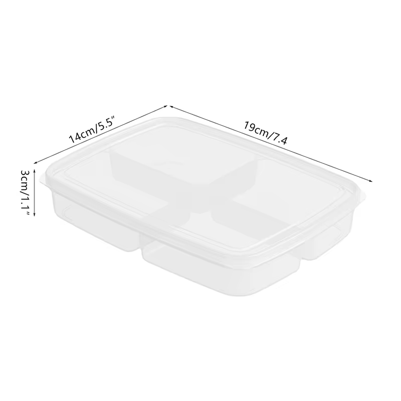 Boîte de rangement pour réfrigérateur, grille 4/6, boîte de rangement pour aliments, légumes et frui