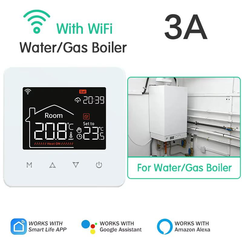 Tuya – Thermostat pour maison intelligente, eau électrique, chauffage au sol chaud, chaudière à gaz,