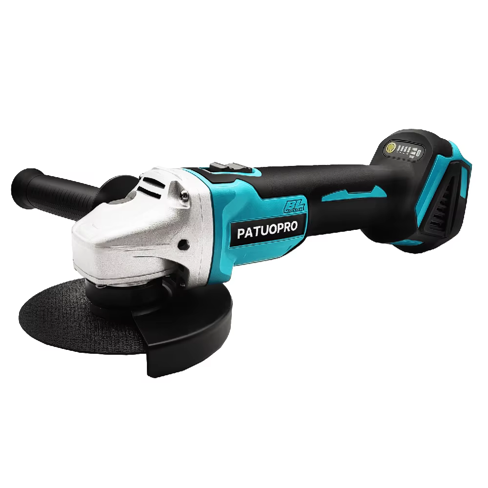 PATUOPRO 125mm meuleuse d'angle électrique sans fil meuleuse sans brosse polissage outil électrique