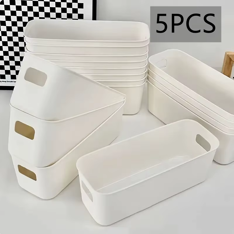 Boîte de rangement multifonctionnelle, 10 pièces, boîte de rangement de bureau durable de grande cap