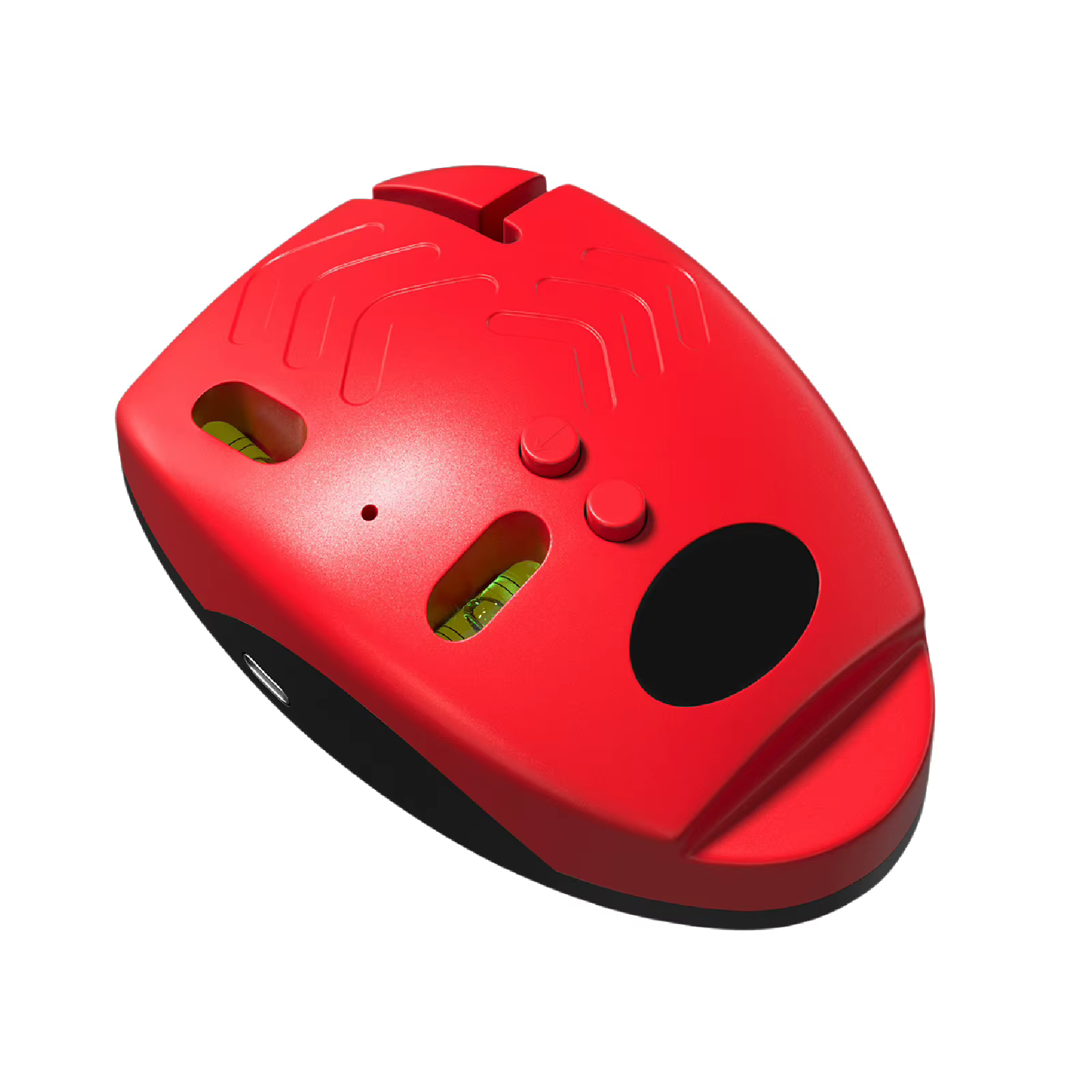 Niveau Laser Croix Rouge Auto-nivelant Double Faisceau 90° Aimant Intégré Recharge USB Batterie Lith