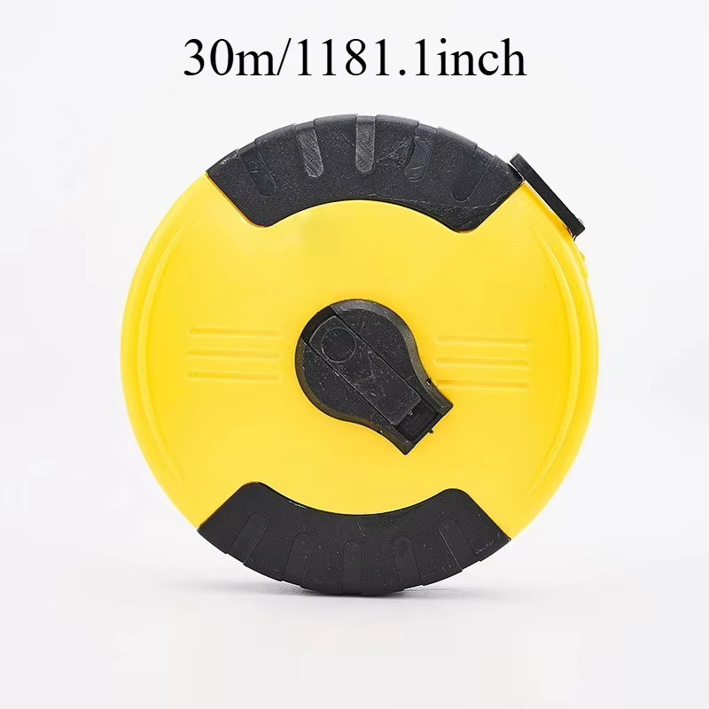 Mètre Ruban de Mesure de Construction 30M/50M, Ruban Circulaire en Cuir, Outil de Mesure de Distance
