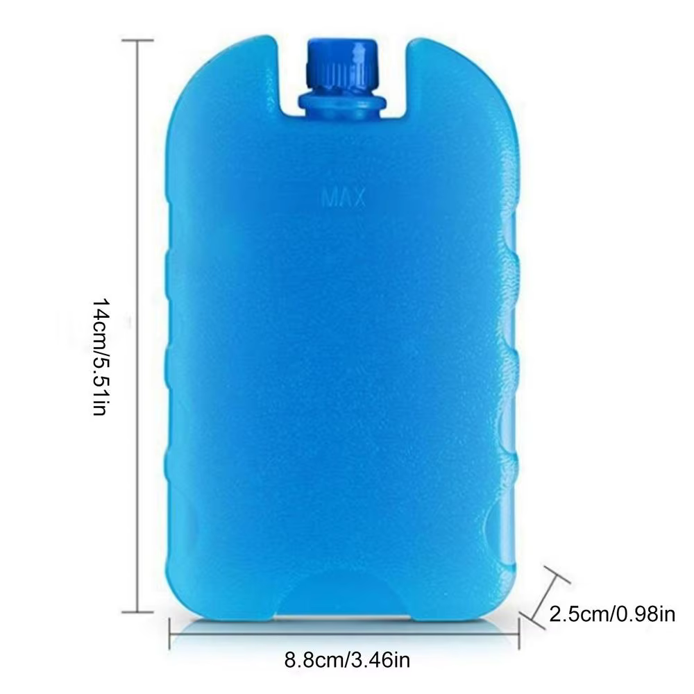 Bloc réfrigérant réutilisable en gel pour congélateur, boîte à glaçons, boîte à cristaux de glace, p