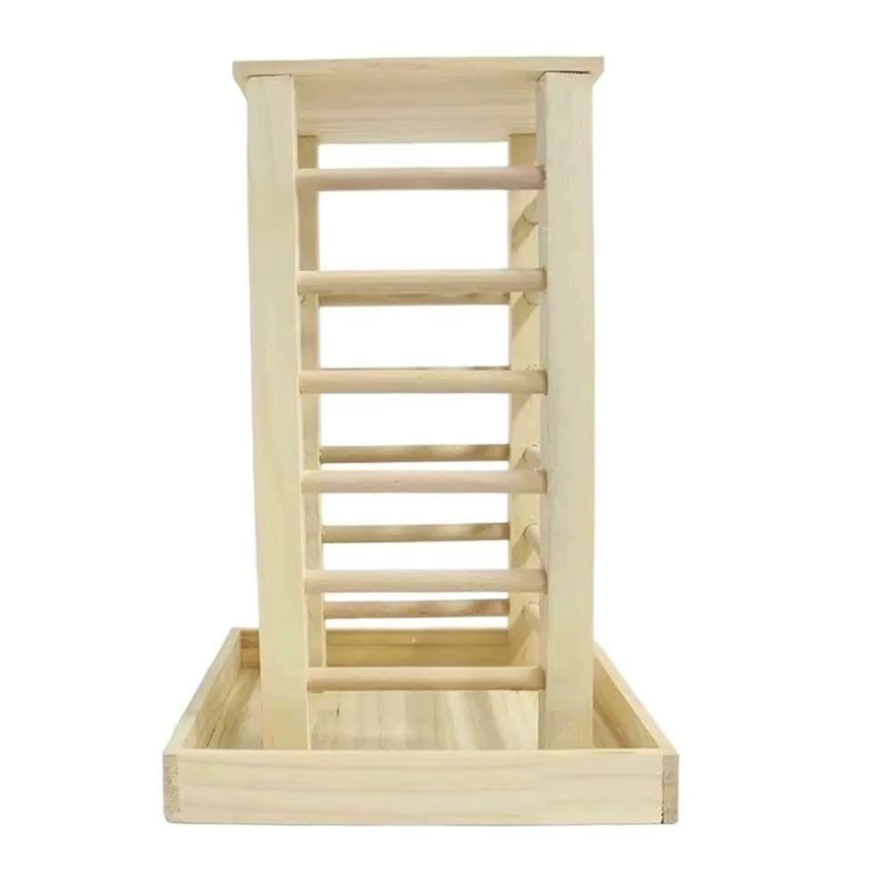 Mangeoire à foin en bois pour lapins, durable, auto-alimentante, détachable, pour furets, pour clôtu