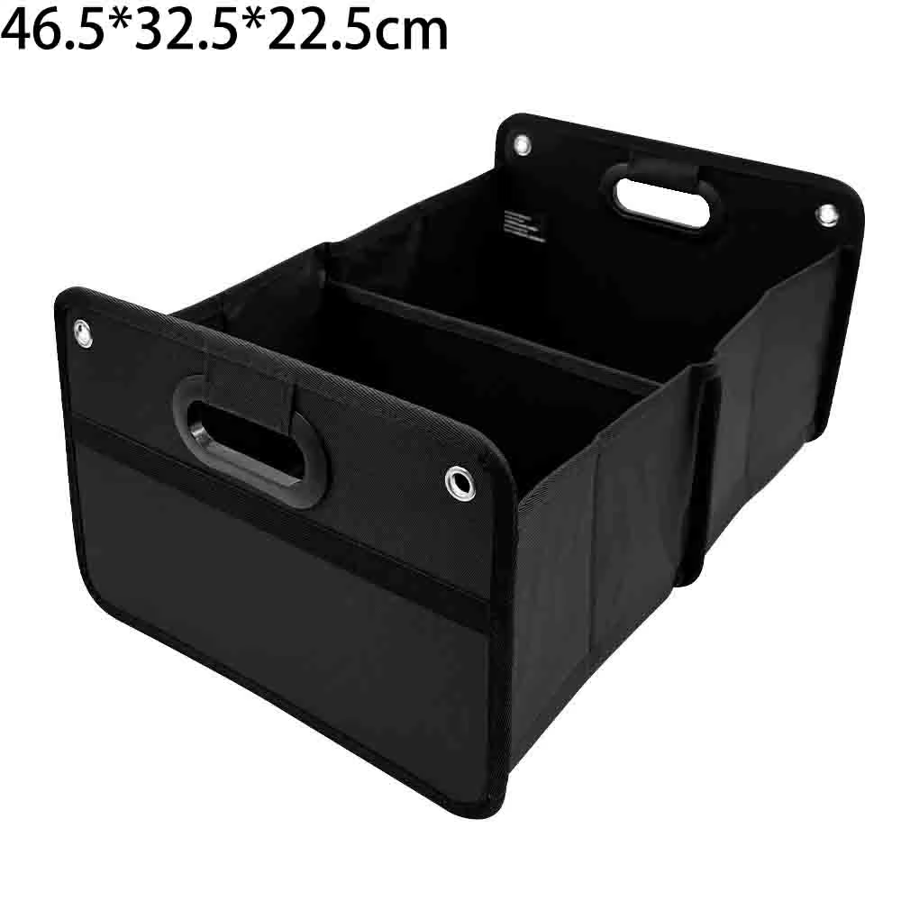 Boîte de rangement portable en tissu Oxford, boîte d'organisation pour boîte à gants de voiture, pli