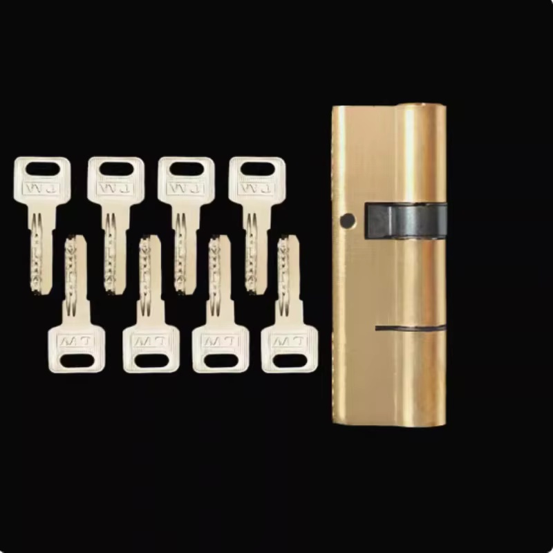 Cylindre de porte serrure biaisée 65 70 80 90 115mm cylindre AB clé antivol entrée serrure de porte 