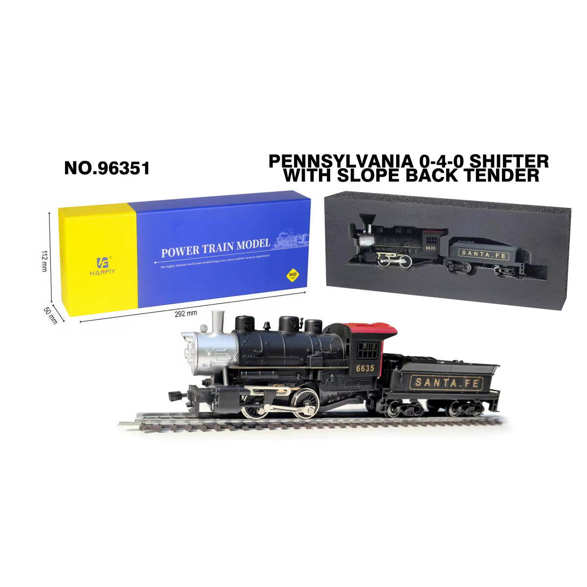 Modèle de simulation de locomotive en fonte à l'échelle 1:87, série de trains de transport de charbo