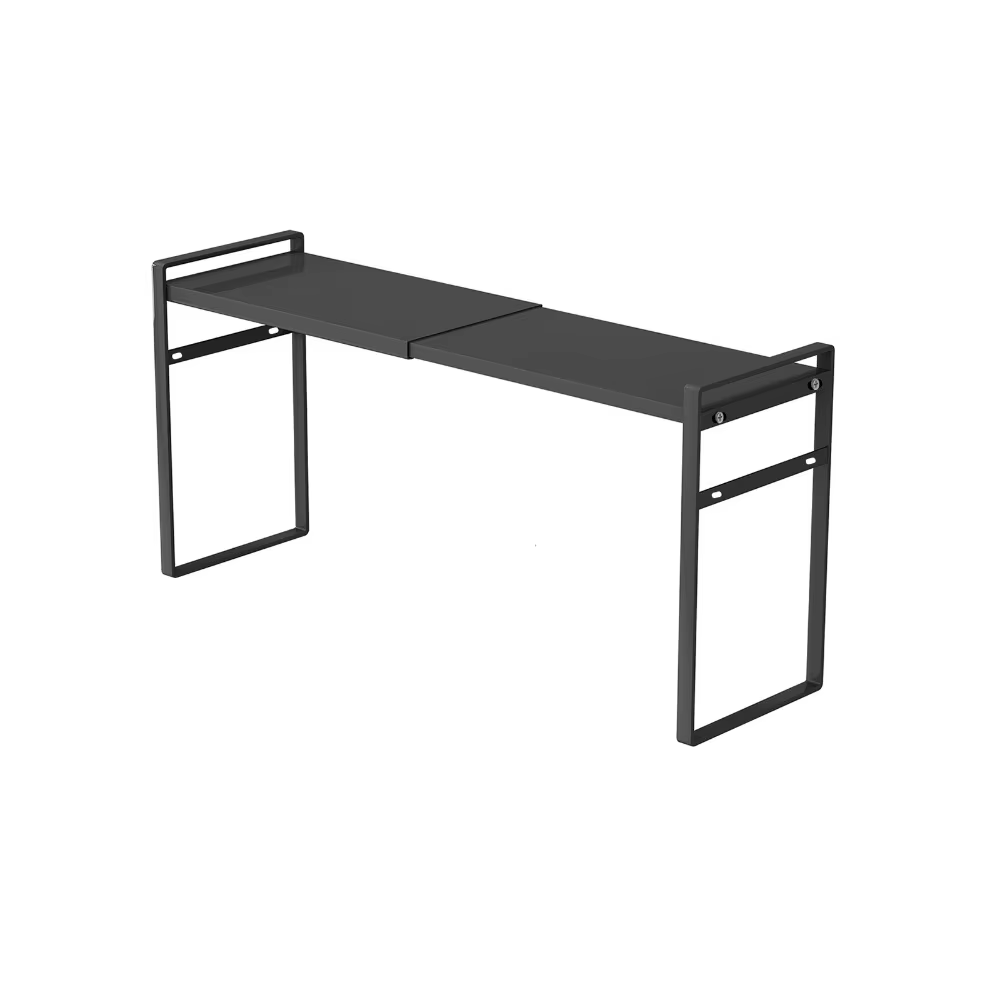 Étagère de rangement rétractable en fer, double couche, gain de place, extensible, grande capacité, 