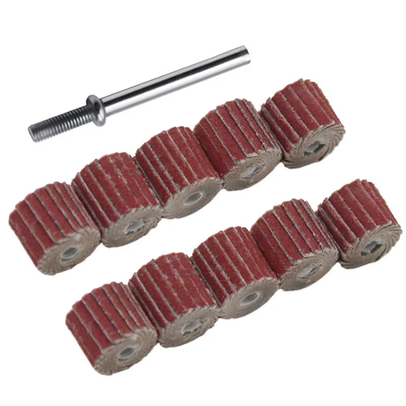 10 pièces pour accessoires Dremel, disques de polissage pour disque de ponçage, obturateur, roue de