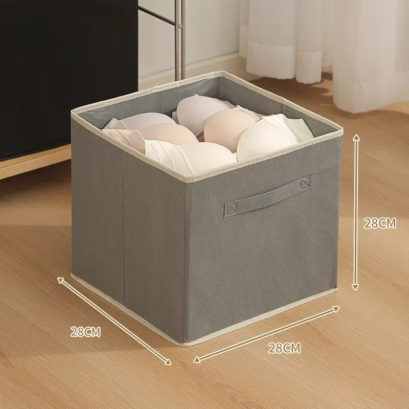 Boîte de rangement Cube Non tissée, pliable, étanche, fournitures pour la maison, garde-robe, gain d