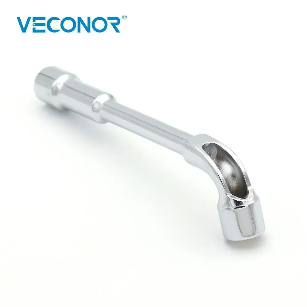 Clé à douille outils clé à douille coudée de Type L avec trou traversant taille 8-19mm outil à main 