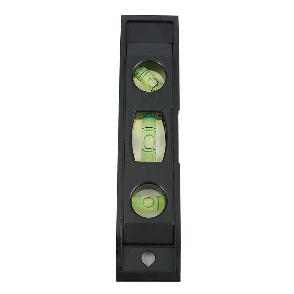 Niveau à bulle horizontal 3 bulles, magnétique, coque ABS, mini, portable, outil de mesure, niveleur