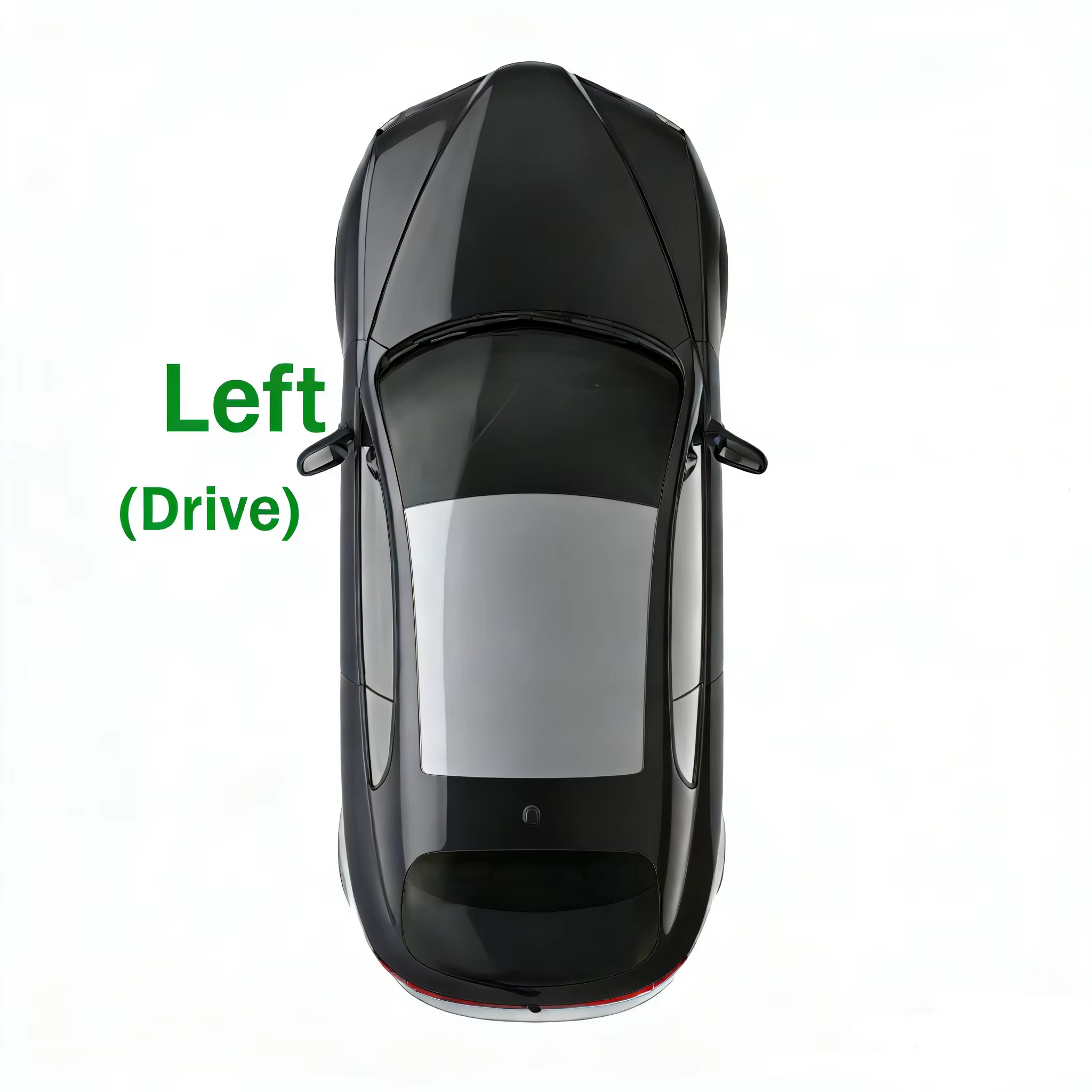 Couvercle de rétroviseur peint en noir pour Land Rover, Range Rover dehors, 2014, 2015, 2016, 2017, 