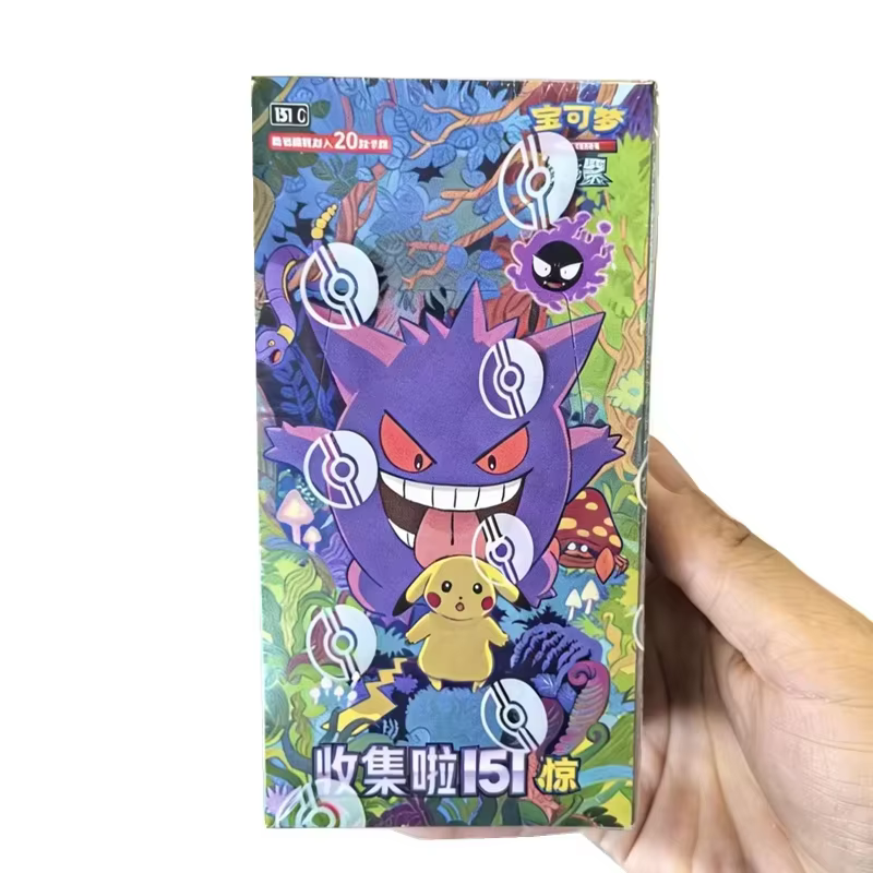 Collection de cartes de jeu de la série Fat Box 151, cartes Pokémon Vol.3, pack supplémentaire PTCG,