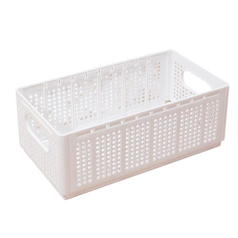 G6KF bac rangement en tissu pliable avec séparateurs internes, Organization salle bain à domicile