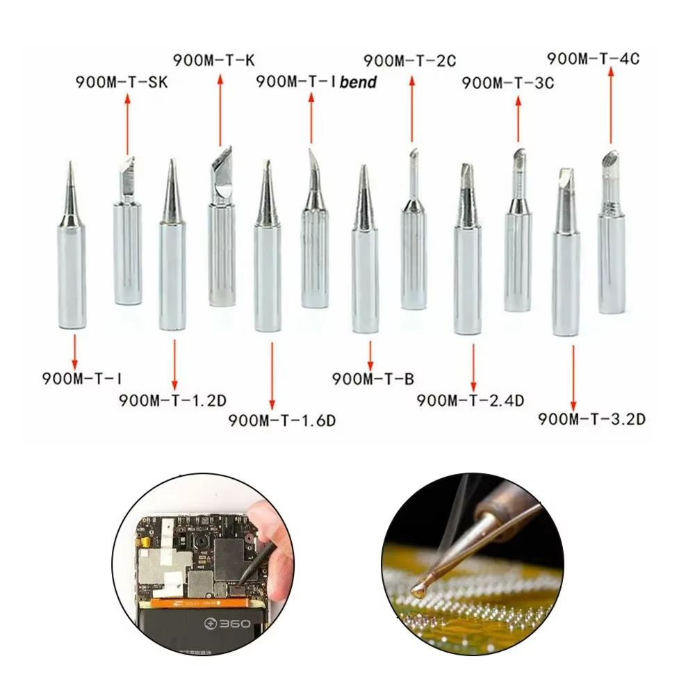 Pointes de fer à souder série 900M-T, tête de soudage sans plomb, IS, I, B, K, SK, 2.4D, 3.OJ, s, 2C