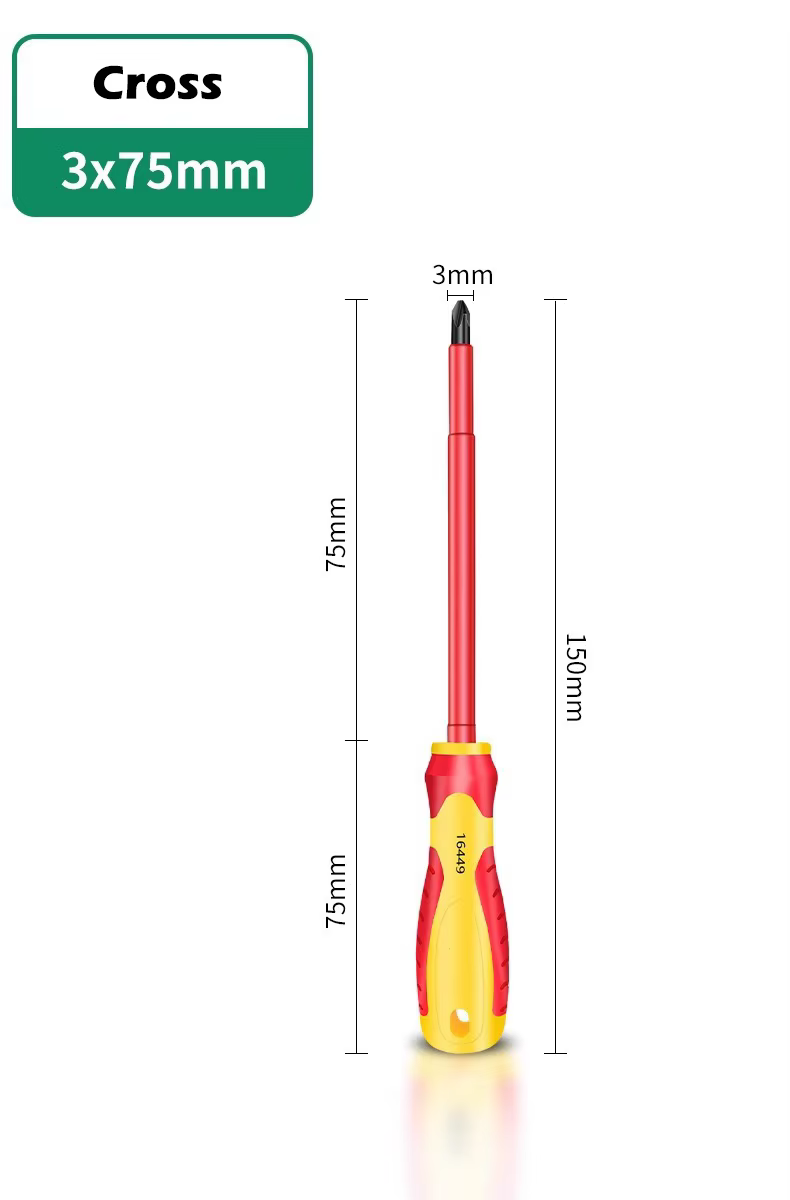 Tournevis cruciforme à fente isolé, tournevis cruciforme, tournevis plat Phillips, outils de mainten