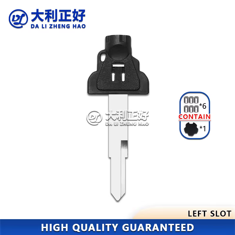 Clé de moto DL adaptée aux motos KYMCO 400, CT250, 300, Curve Lover, avec couvercle magnétique adhés